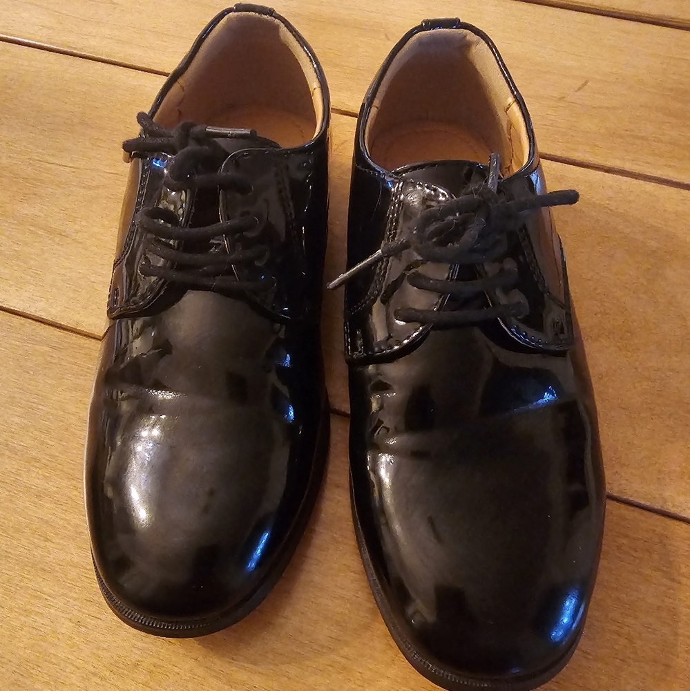 Boys Black Dress Shoes